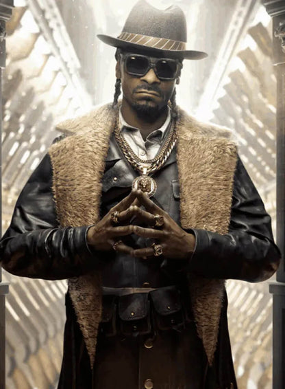 Snoop Dogg Call of Duty Shearling Coat