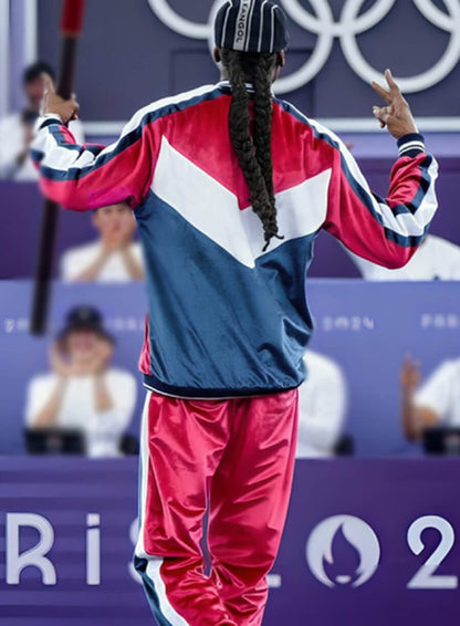 Snoop Dogg Paris Olympics 2024 Velvet Tracksuit