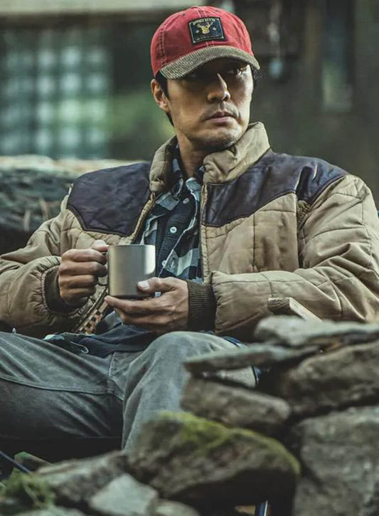 So Ji-seob Mercy for None Brown Bomber Jacket