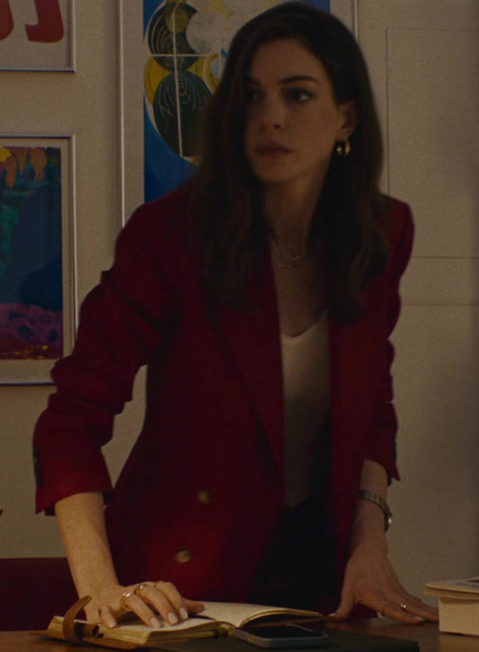 Solène The idea Of You 2024 Red Blazer
