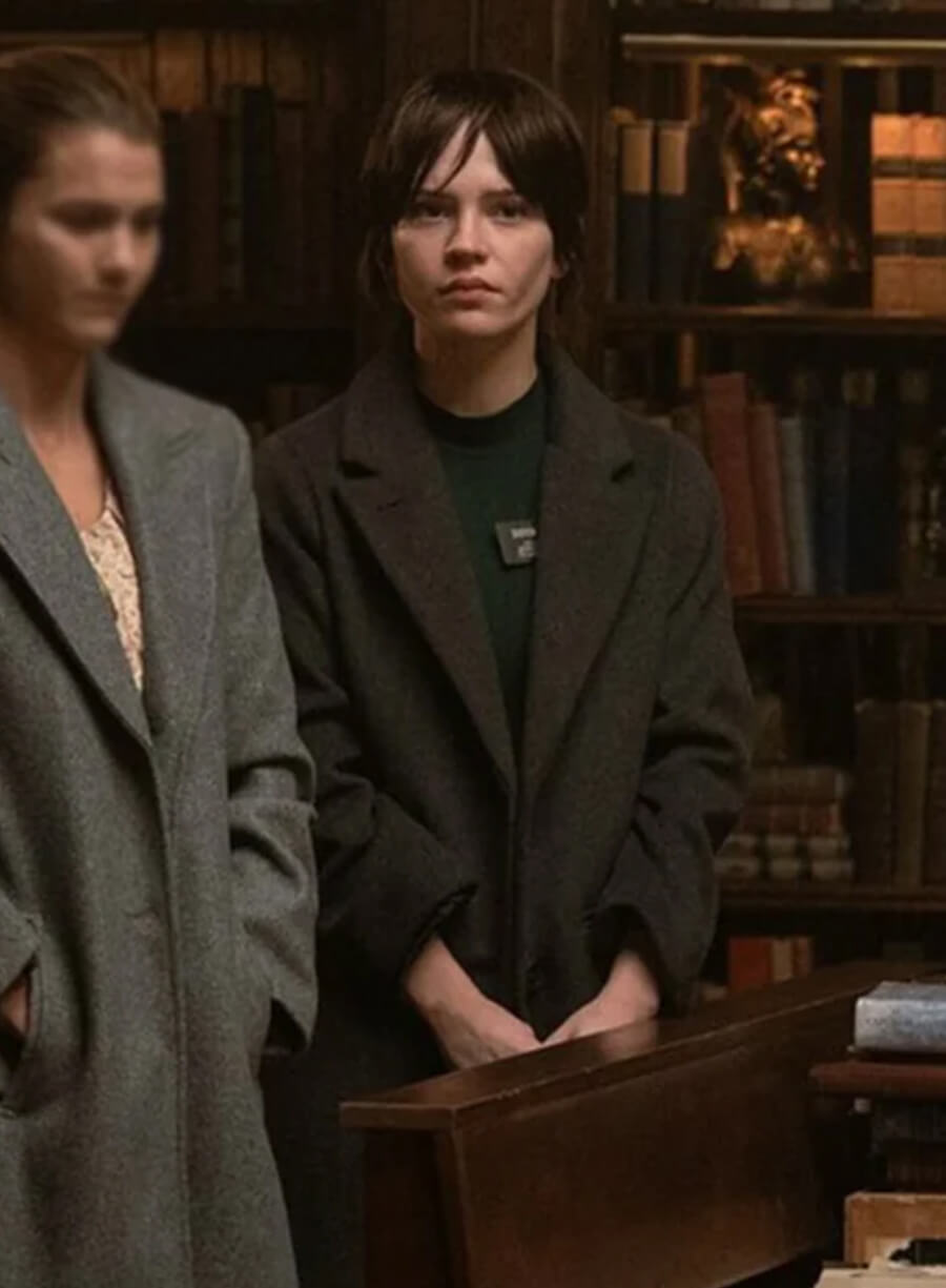 Sophie Thatcher Heretic 2024 Black Coat