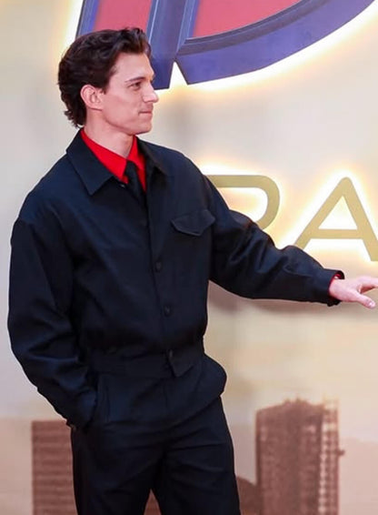 Spider Man Brand New Day 2026 Tom Holland Black Jacket