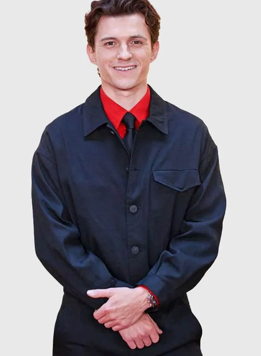 Spider Man Brand New Day 2026 Tom Holland Black Jacket