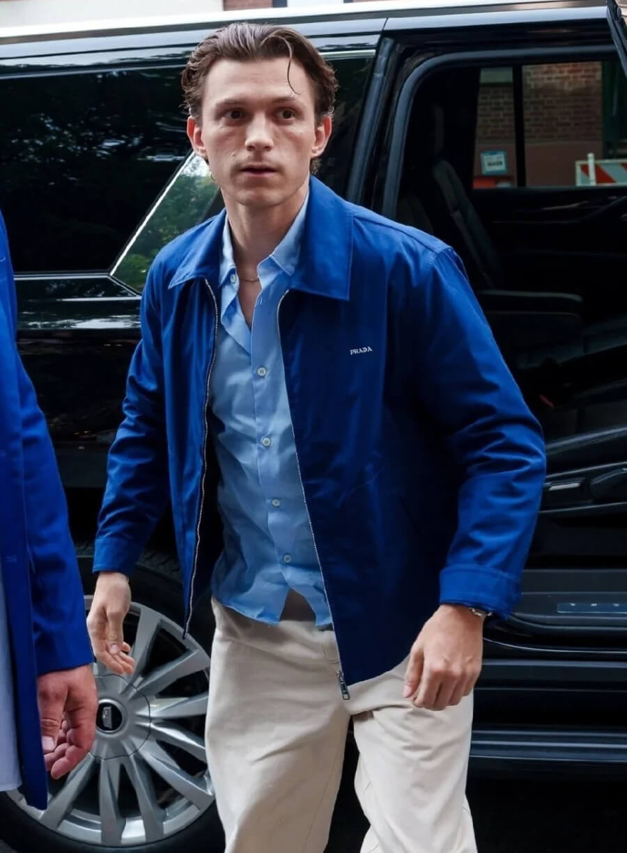 Spider-Man Brand New Day Tom Holland Blue Jacket