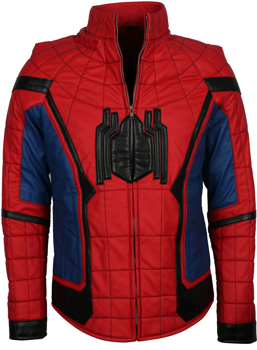 Spiderman No Way Home Men Leather Jacket