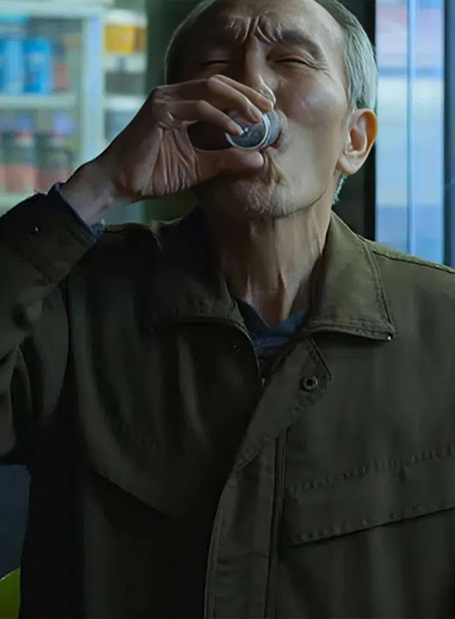 Squid Game 2021 Yeong-su Oh Brown Jacket