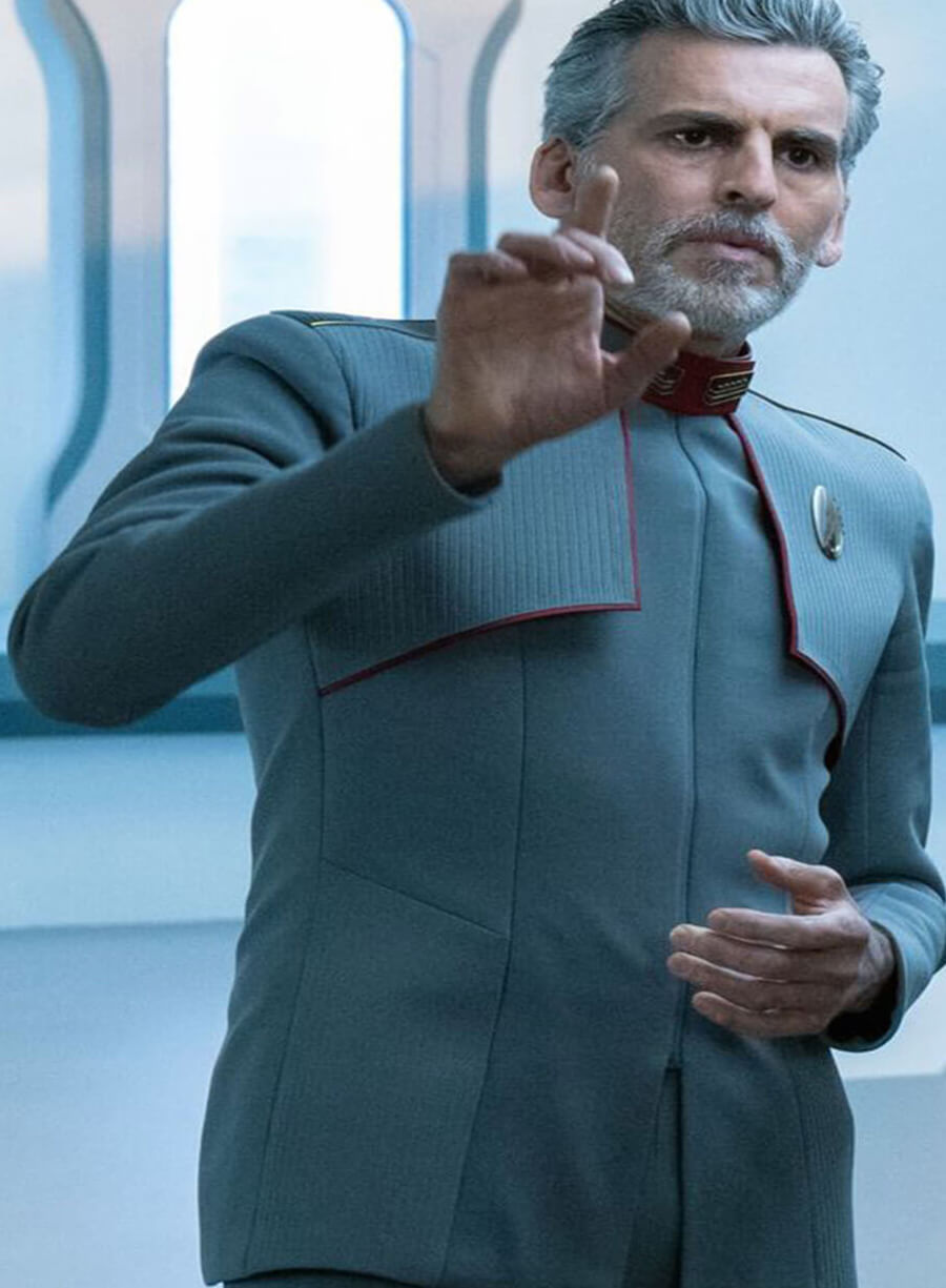 Star Trek Discovery Admiral Charles Vance Grey Jacket
