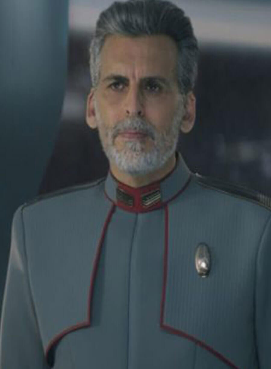 Star Trek Discovery Admiral Charles Vance Grey Jacket
