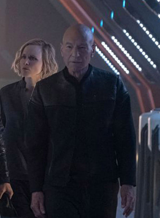Star Trek Picard Jean-Luc Picard Black Cotton Jacket