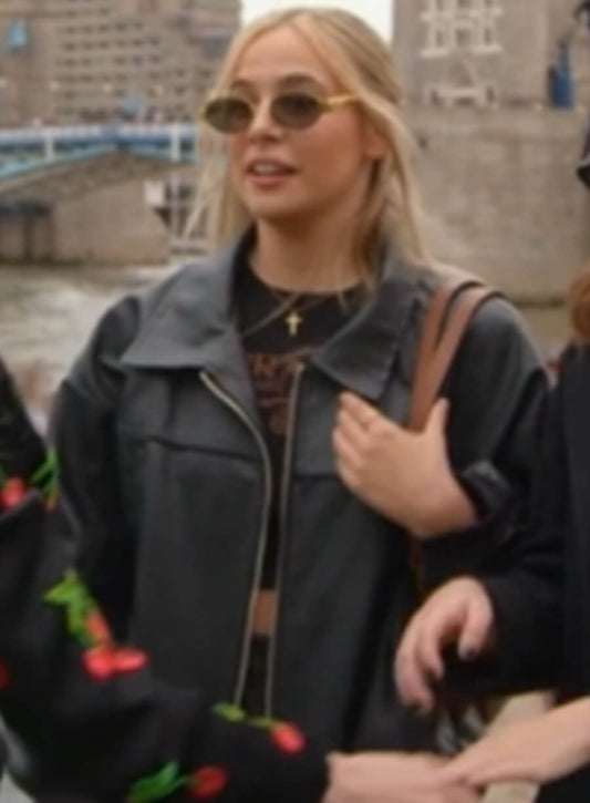 Stella Beador The Real Housewives of Orange County Leather Jacket