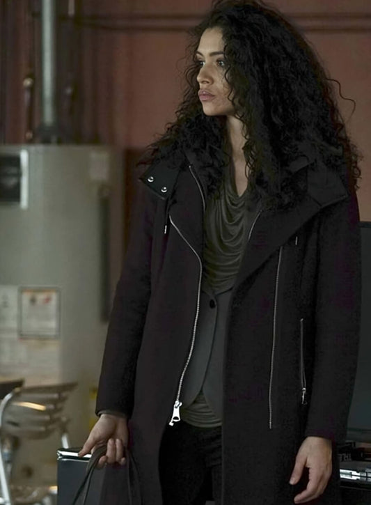 Stella Kidd Chicago Fire Brown Suede Coat