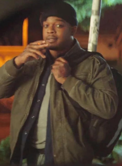 Stephan James Night Always Comes Green Jacket