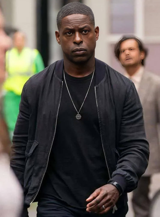 Sterling K. Brown Paradise Black Bomber Jacket
