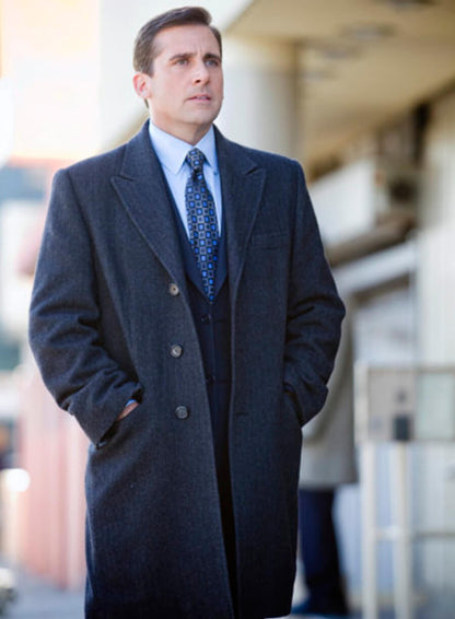 Steve Carell The office Black Coat