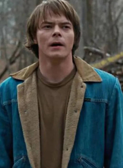 Stranger Things Jonathan Byers Blue Denim Jacket 