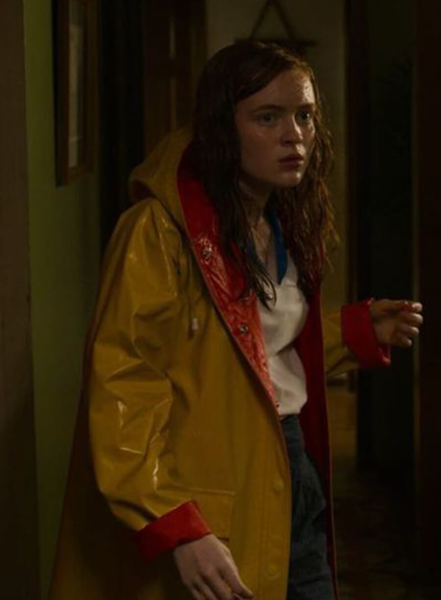 Stranger Things Max Mayfield Yellow PU Leather Coat