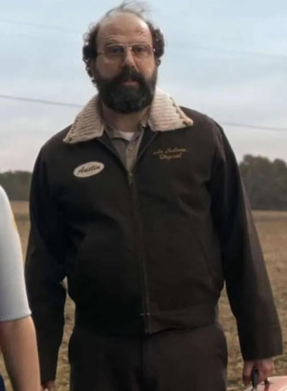 Stranger Things S05 Murray Bauman Brown Jacket