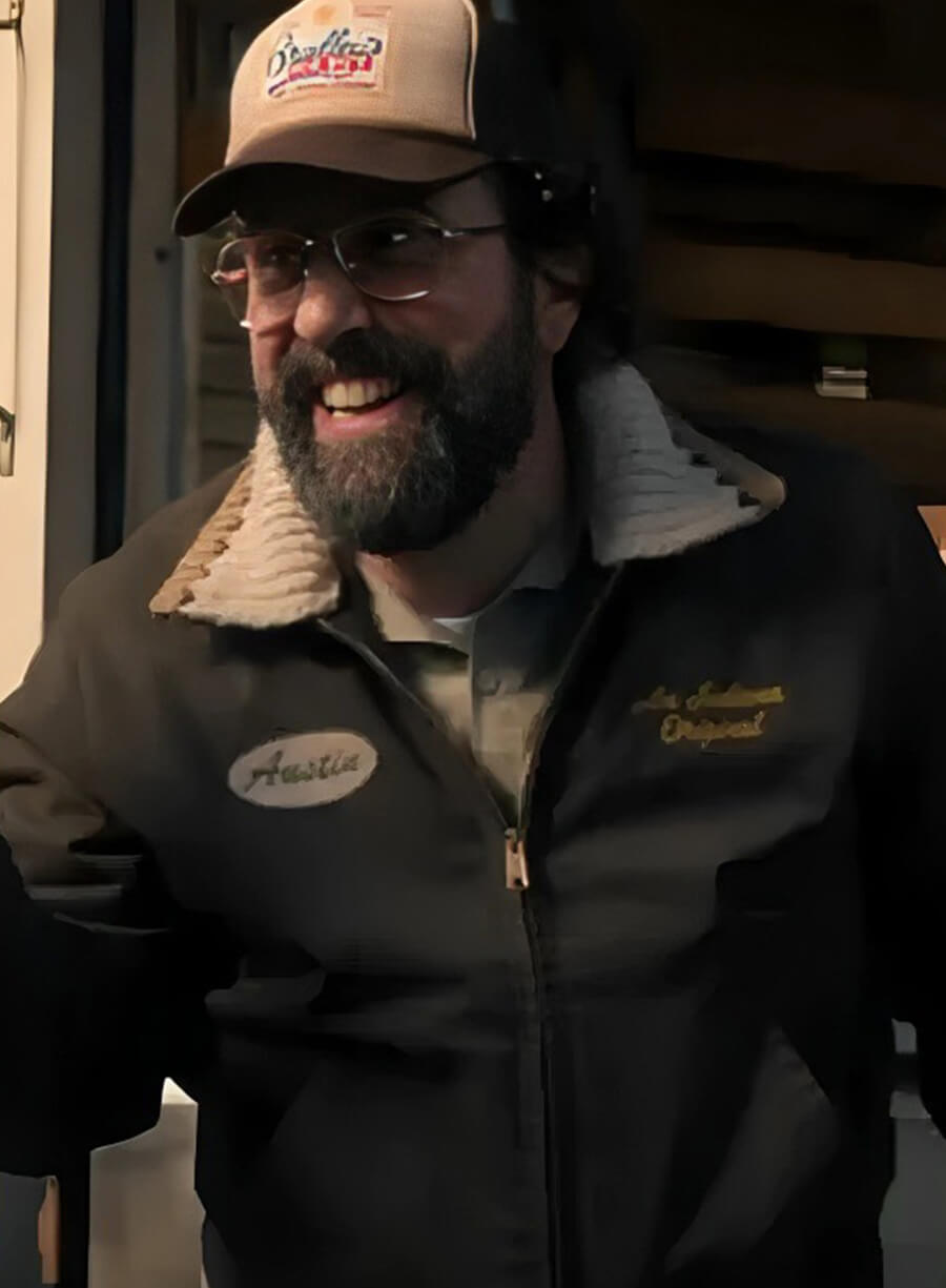 Stranger Things S05 Murray Bauman Brown Jacket