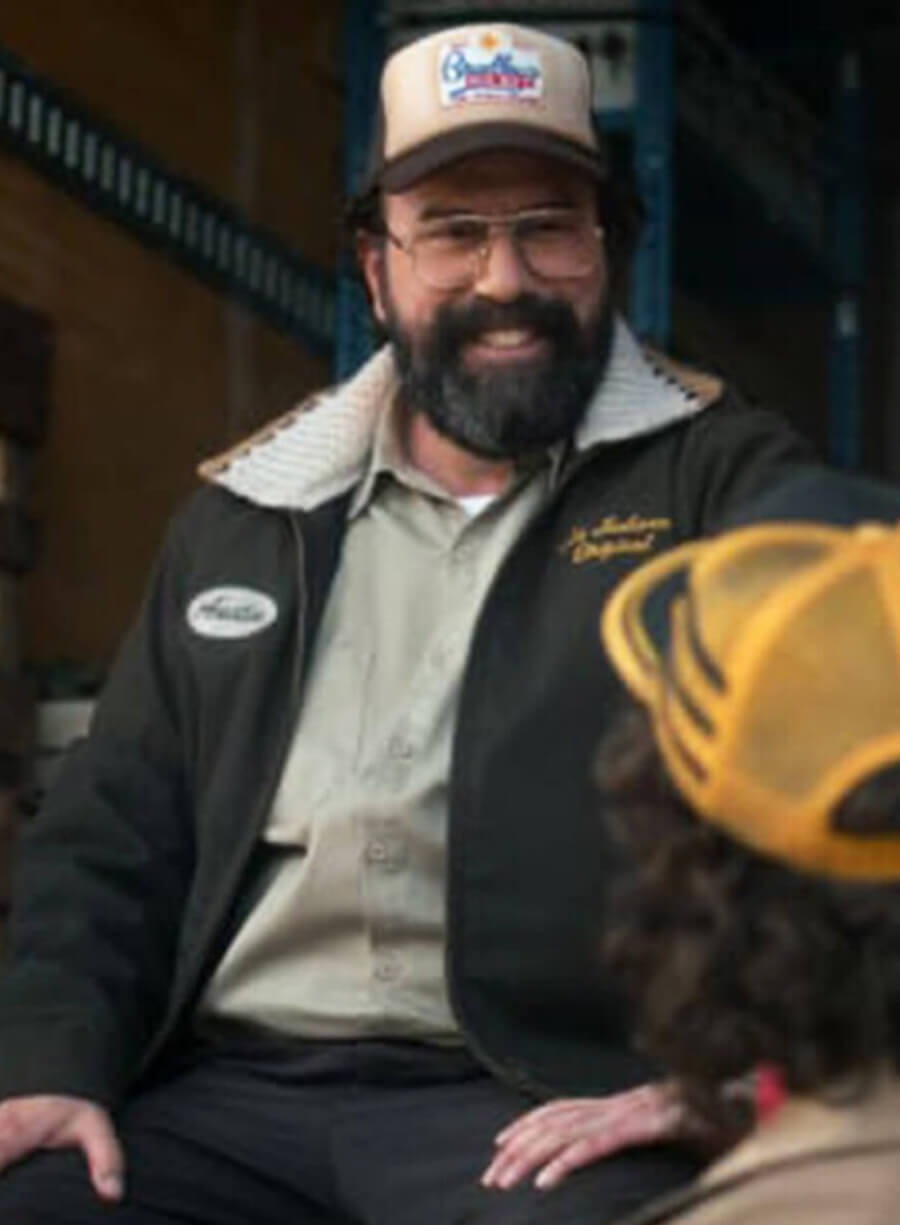 Stranger Things S05 Murray Bauman Brown Jacket