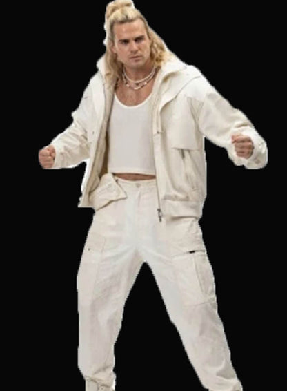 Street Fighter 2026 Ken Masters White Cotton Jacket