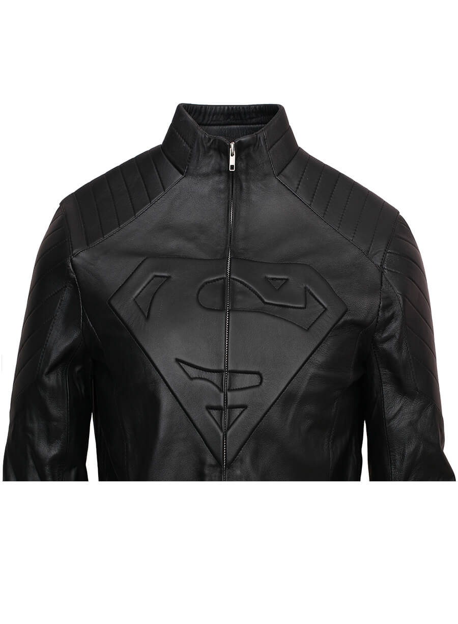 Superman Black Leather Jacket