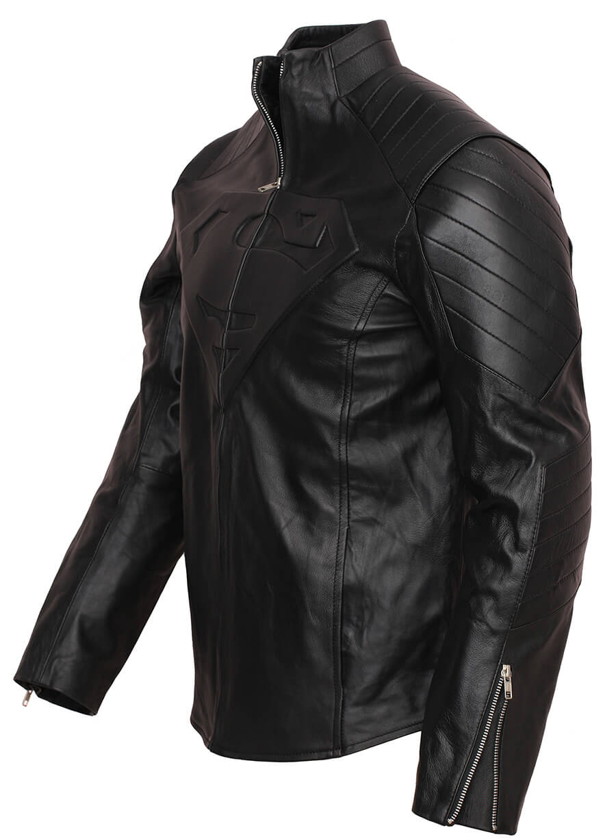 Superman Black Leather Jacket