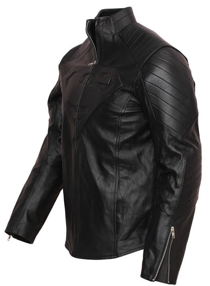 Superman Black Leather Jacket