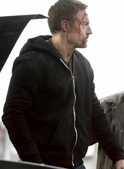 Supernatural Gadreel Black Zipper Hooded Jacket