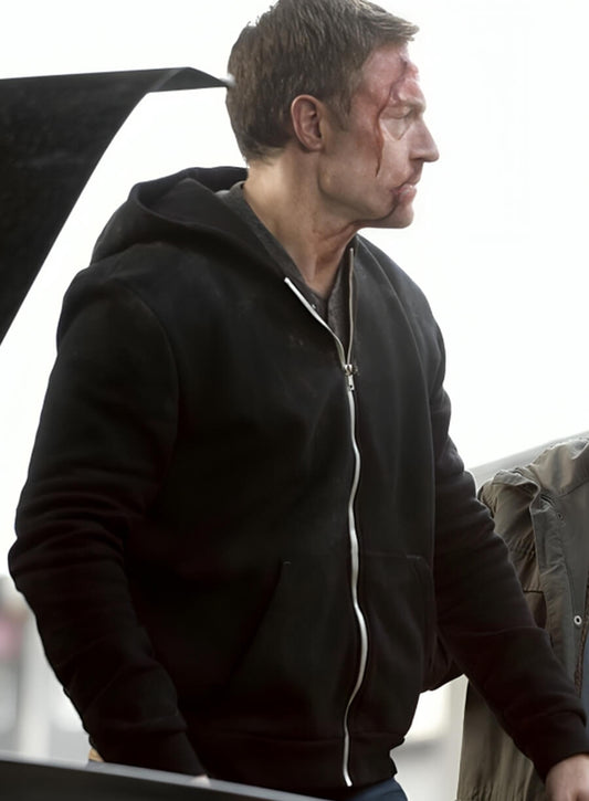 Supernatural Gadreel Black Zipper Hooded Jacket