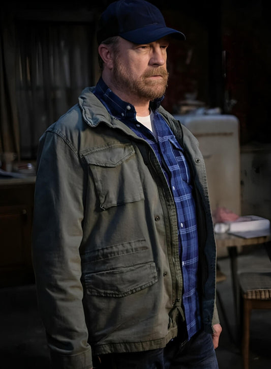 Supernatural S11 Bobby Singer Green Jacket