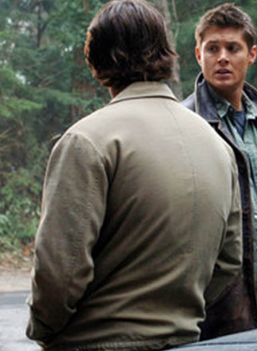  Supernatural Sam Winchester Beige Jacket
