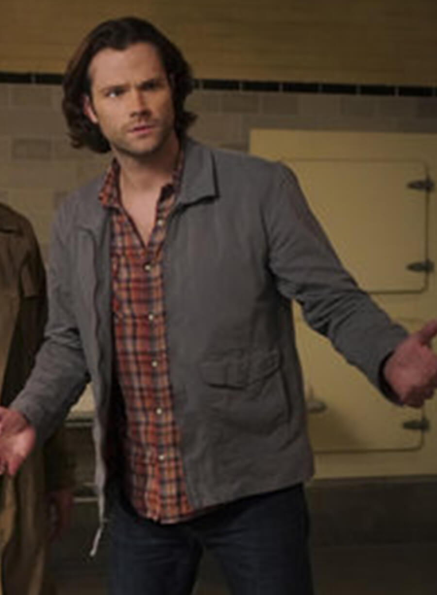  Supernatural Sam Winchester Grey Jacket