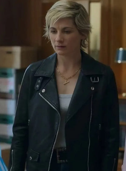 Susan McIntyre Toxic Town 2025 Biker Leather Jacket 