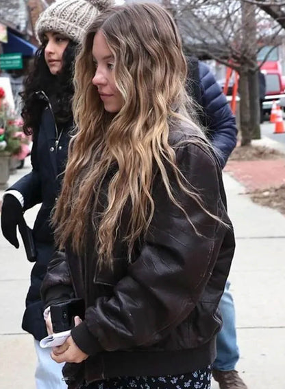 Sydney Sweeney The Housemaid Leather Jacket