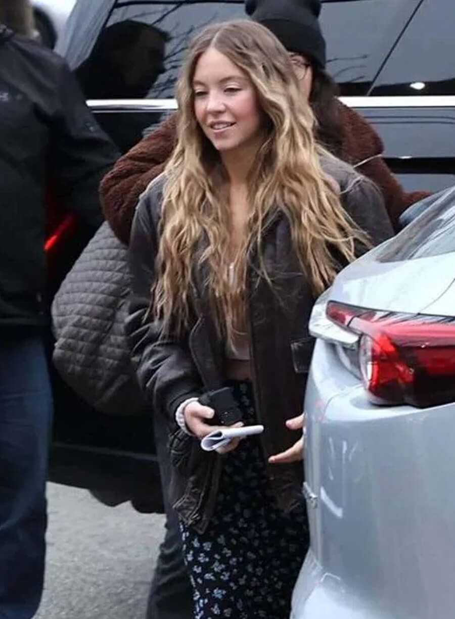Sydney Sweeney The Housemaid Leather Jacket