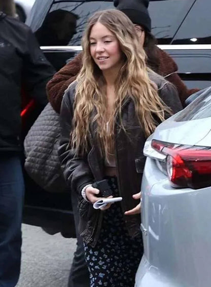 Sydney Sweeney The Housemaid Leather Jacket
