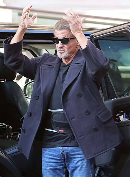 Sylvester Stallone Expend4bles Blue Coat
