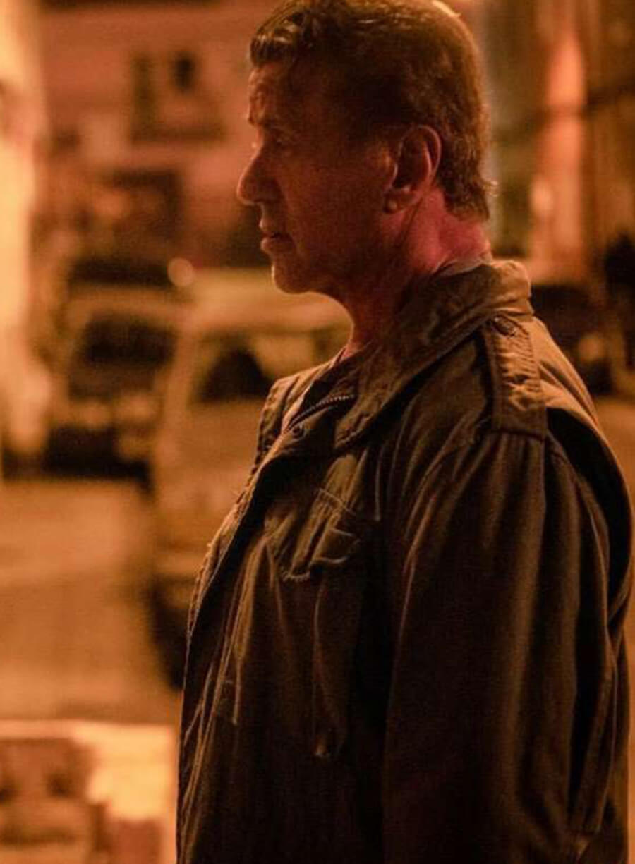 Sylvester Stallone Rambo Last Blood Green jacket