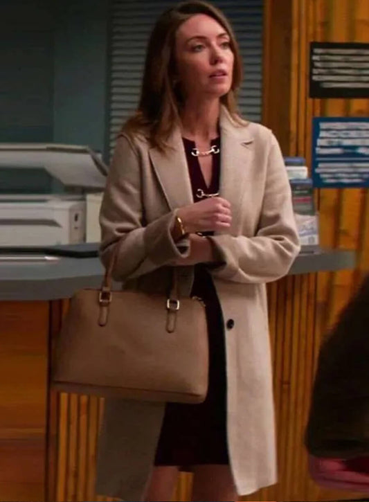Sylvia Murder in a Small Town S02 Wool Coat