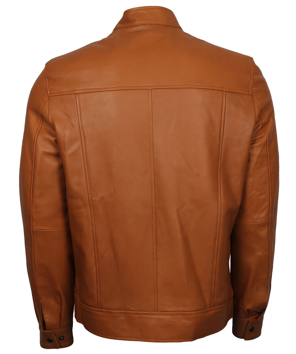 Cafe Racer Leather Jacket