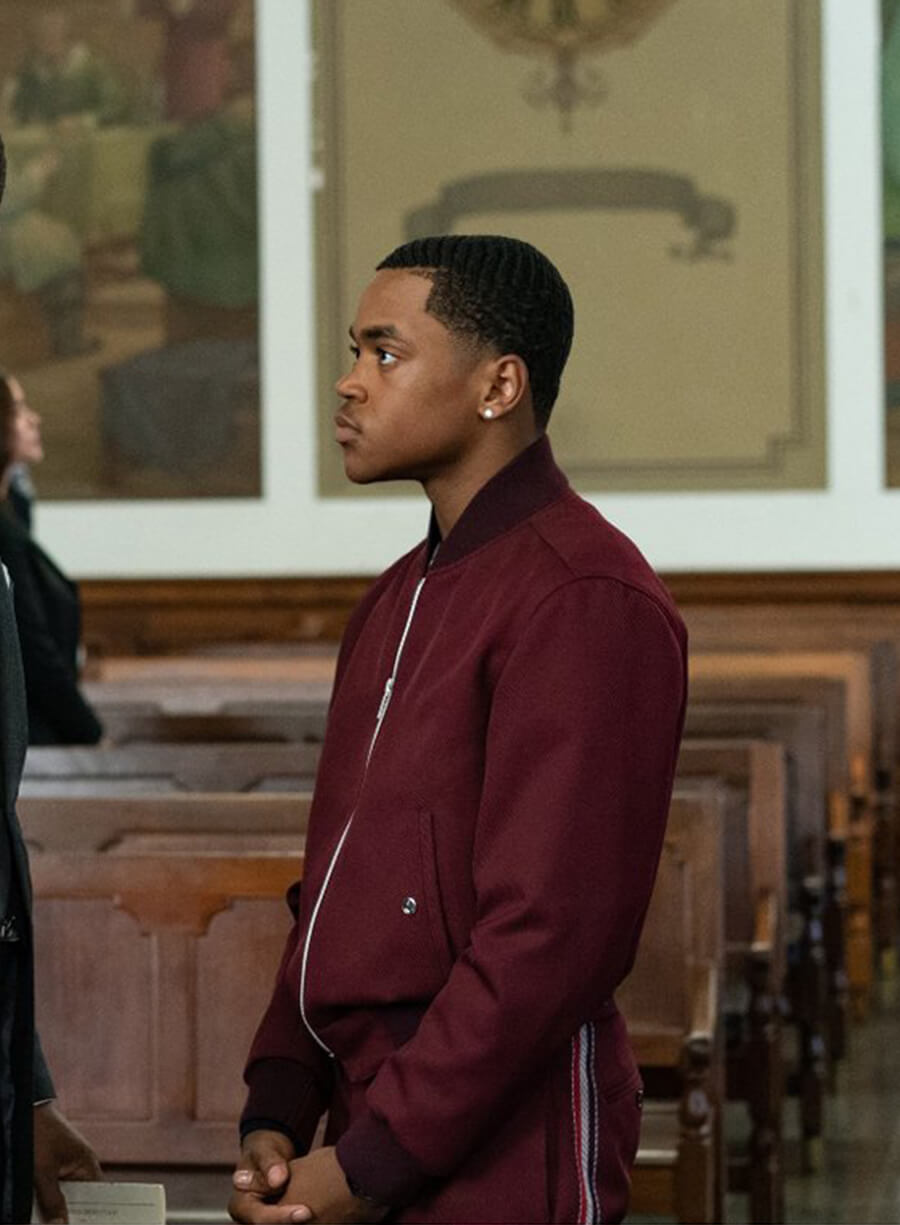 Tariq St Patrick Power Book II Ghost Maroon Tracksuit