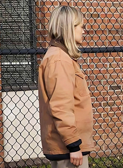 Taylor Schilling Orange Is New Black Brown Jacket