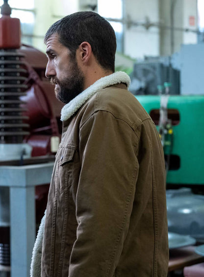 Teddy McDonald Snowfall Brown Shearling Jacket