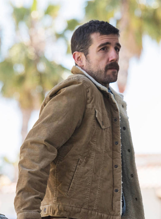 Teddy McDonald Snowfall Brown Shearling Jacket