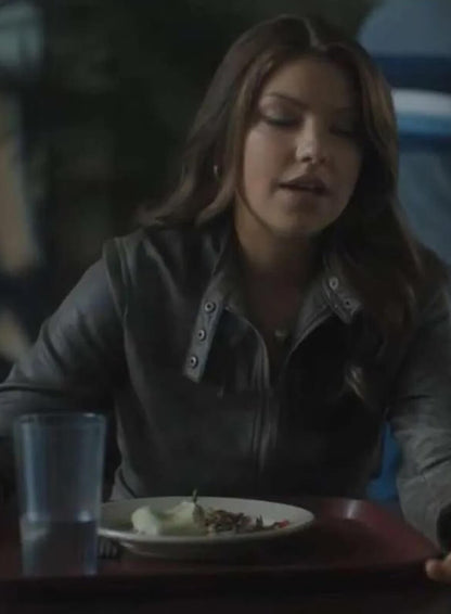 Tell Me Lies S02 Catherine Missal Brown Leather Jacket