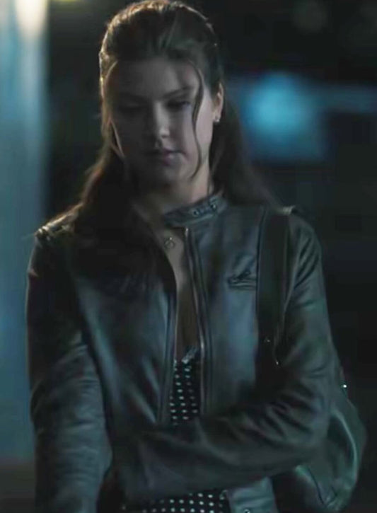 Tell Me Lies S02 Catherine Missal Brown Leather Jacket