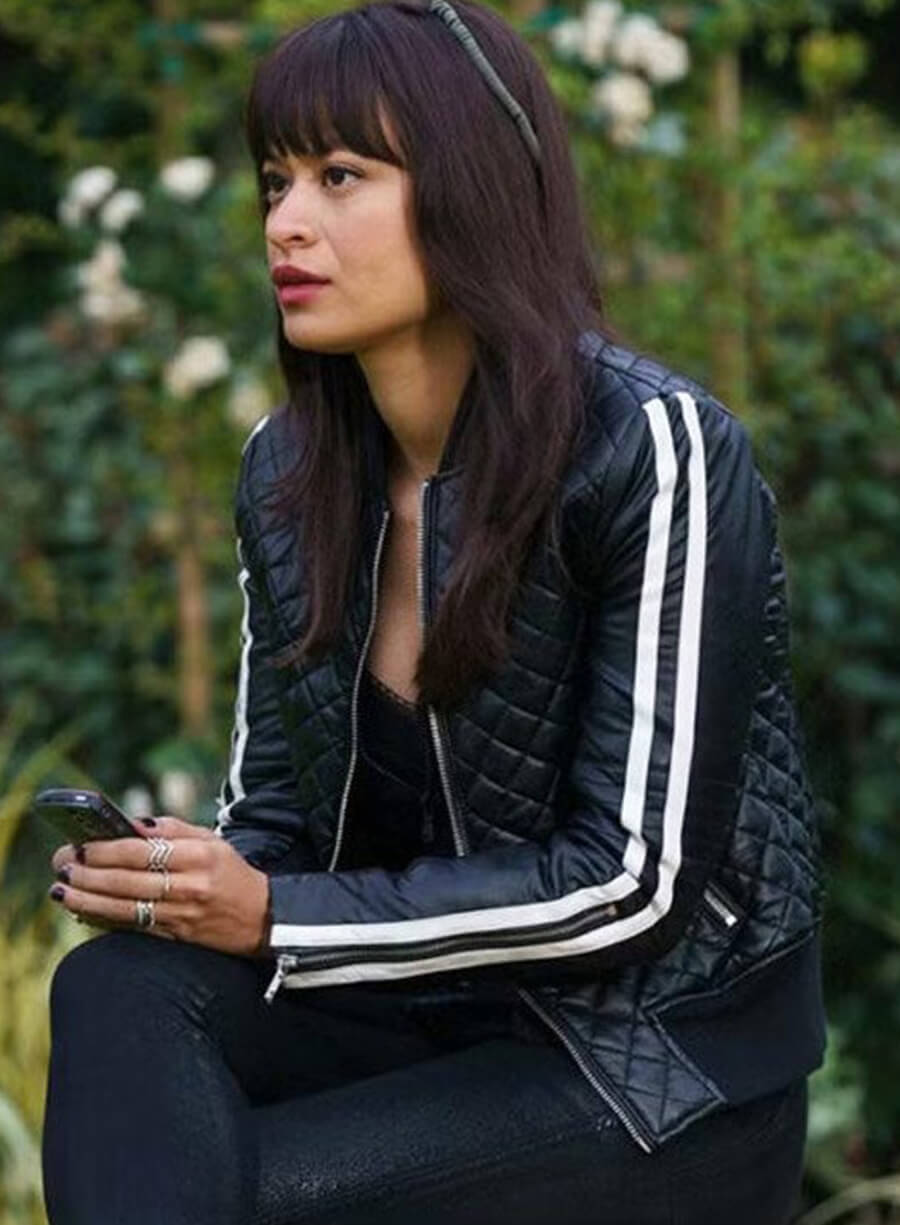 Tell Me Lies Sonia Mena Black Quilted Jacket