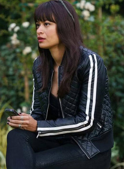 Tell Me Lies Sonia Mena Black Quilted Jacket