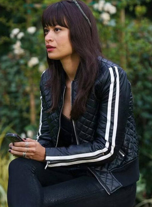 Tell Me Lies Sonia Mena Black Quilted Jacket