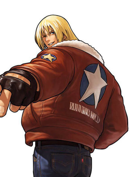 Terry Bogard Fatal Fury: King of Fighters Leather Jacket